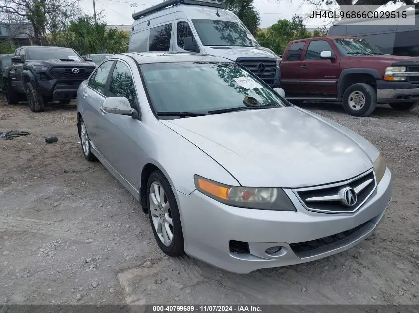 2006 Acura Tsx VIN: JH4CL96866C029515 Lot: 40799689