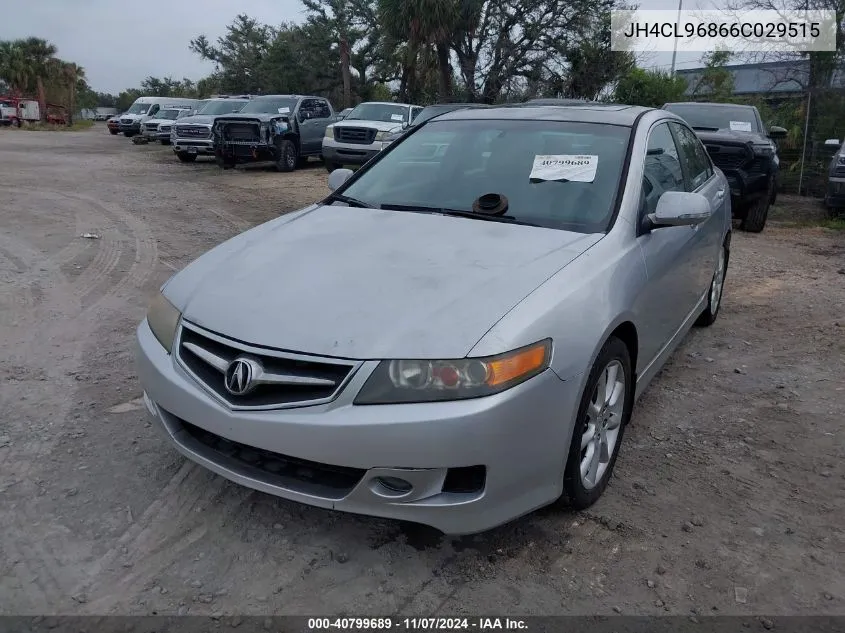 2006 Acura Tsx VIN: JH4CL96866C029515 Lot: 40799689