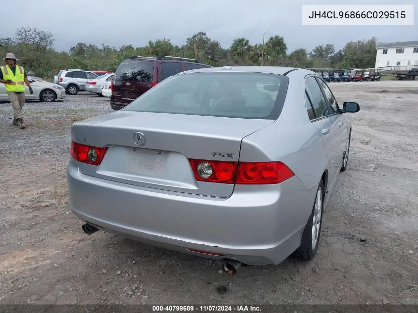 2006 Acura Tsx VIN: JH4CL96866C029515 Lot: 40799689