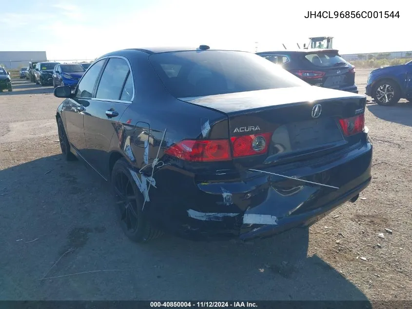 2006 Acura Tsx VIN: JH4CL96856C001544 Lot: 40850004