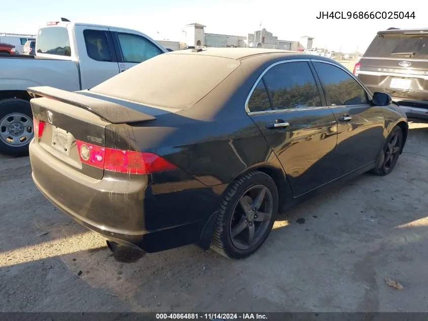 2006 Acura Tsx VIN: JH4CL96866C025044 Lot: 40864881