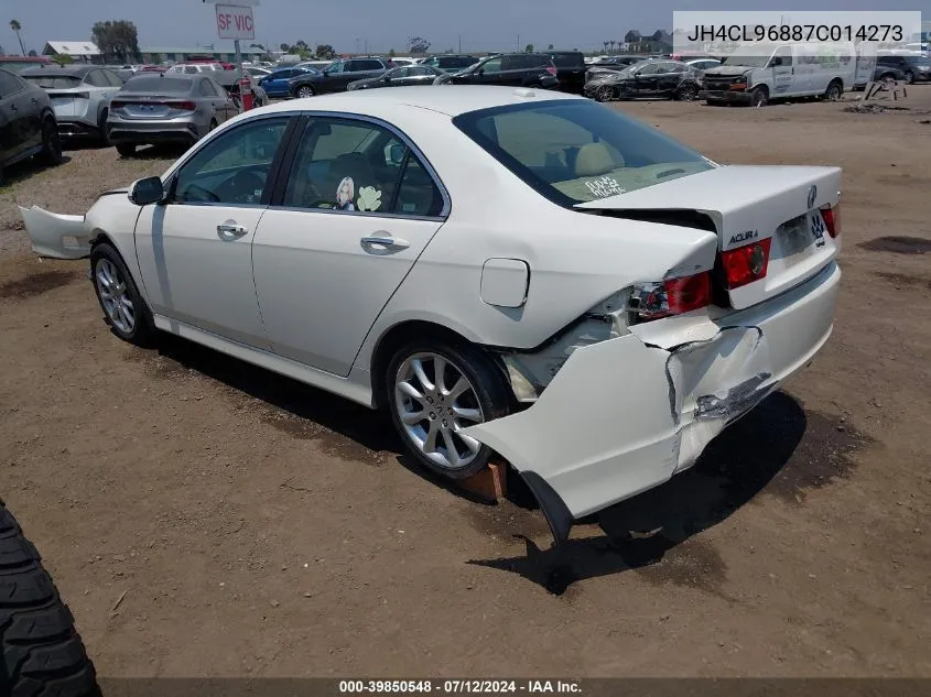 JH4CL96887C014273 2007 Acura Tsx