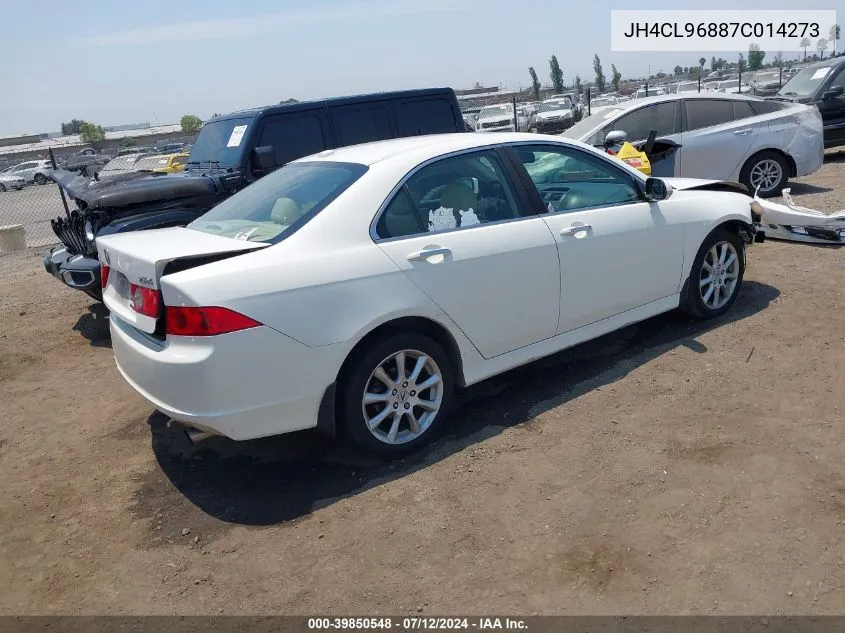 JH4CL96887C014273 2007 Acura Tsx