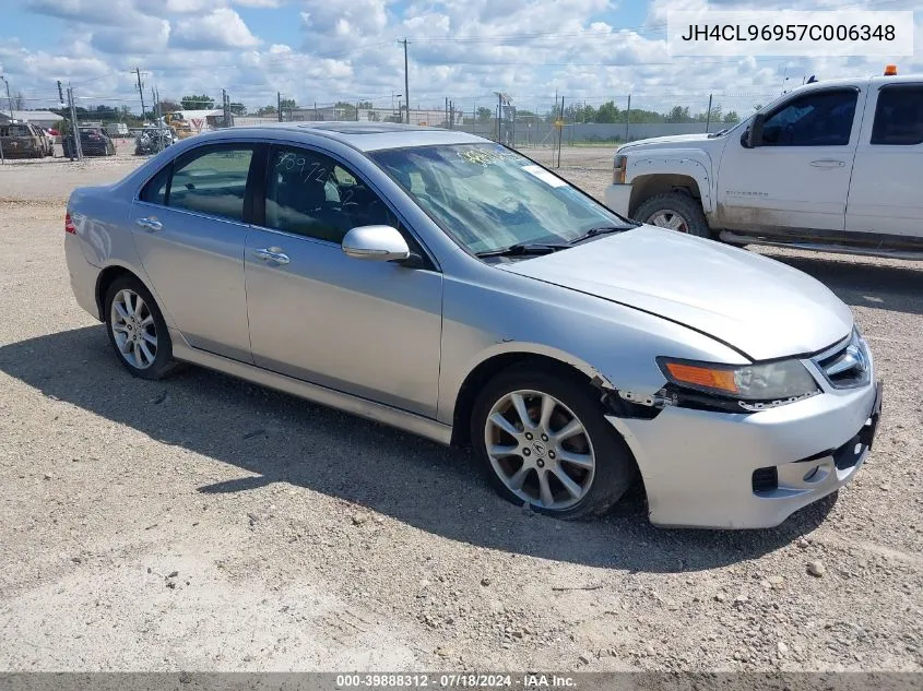 2007 Acura Tsx VIN: JH4CL96957C006348 Lot: 39888312