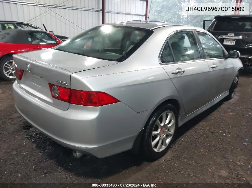 2007 Acura Tsx VIN: JH4CL96967C015009 Lot: 39933493