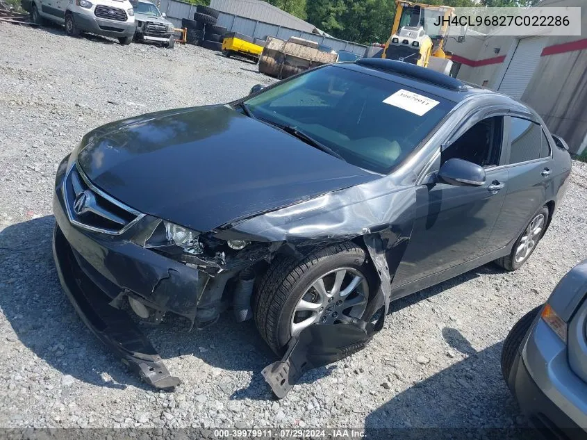 JH4CL96827C022286 2007 Acura Tsx