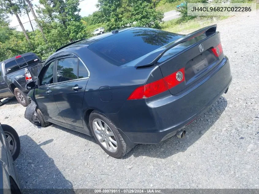 JH4CL96827C022286 2007 Acura Tsx