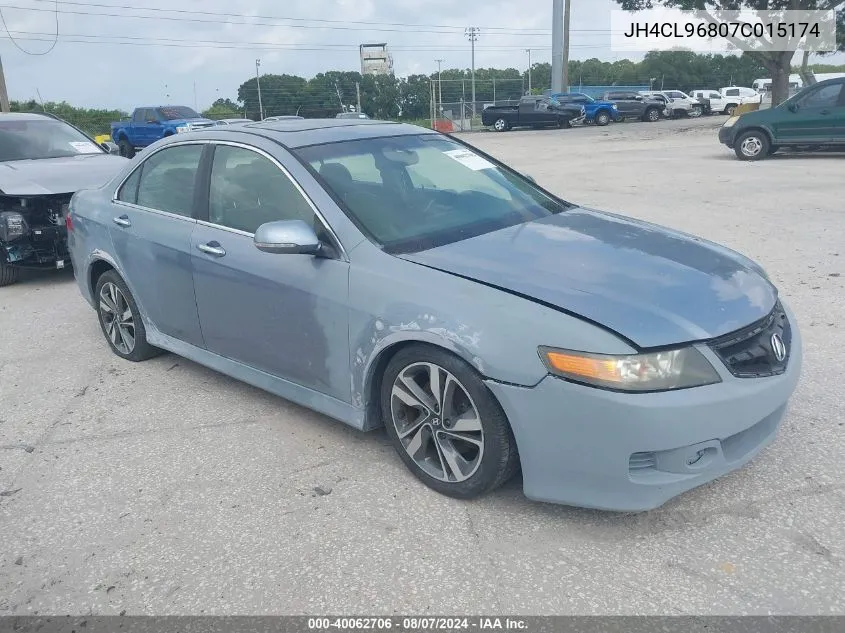 2007 Acura Tsx VIN: JH4CL96807C015174 Lot: 40062706