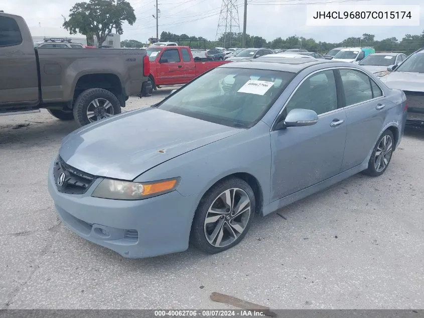 2007 Acura Tsx VIN: JH4CL96807C015174 Lot: 40062706