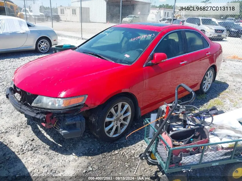 JH4CL96827C013118 2007 Acura Tsx