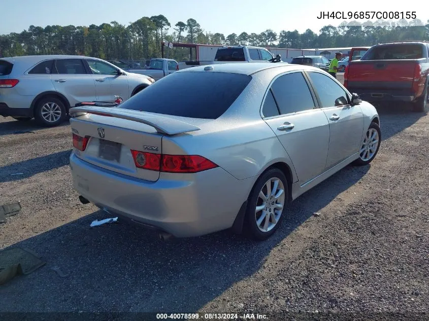 JH4CL96857C008155 2007 Acura Tsx