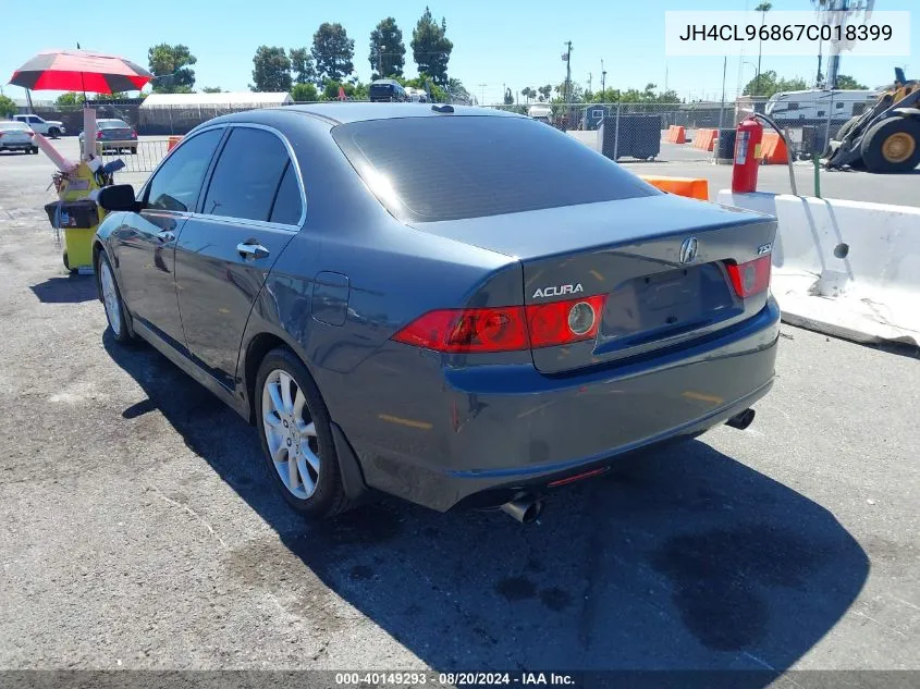 JH4CL96867C018399 2007 Acura Tsx