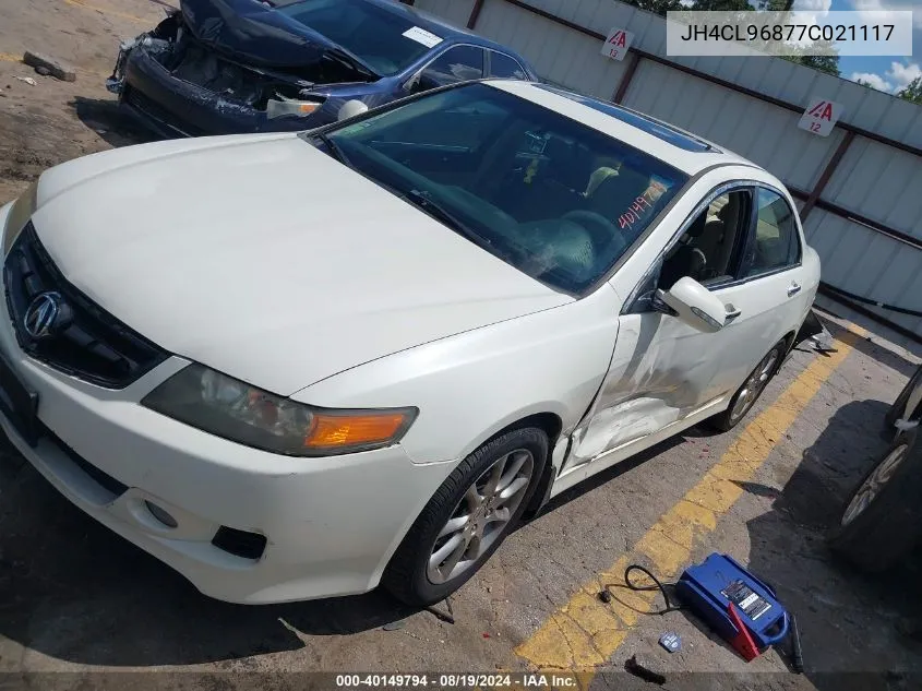 JH4CL96877C021117 2007 Acura Tsx