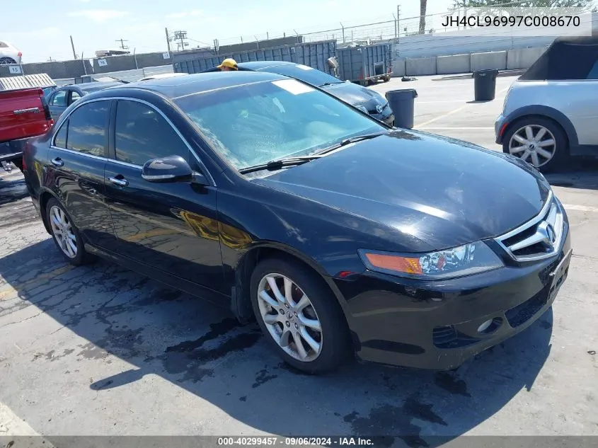 JH4CL96997C008670 2007 Acura Tsx