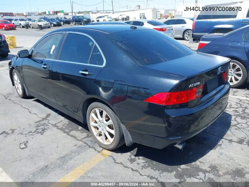 JH4CL96997C008670 2007 Acura Tsx