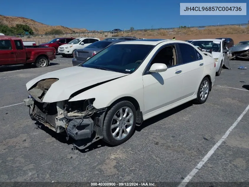 2007 Acura Tsx VIN: JH4CL96857C004736 Lot: 40300900