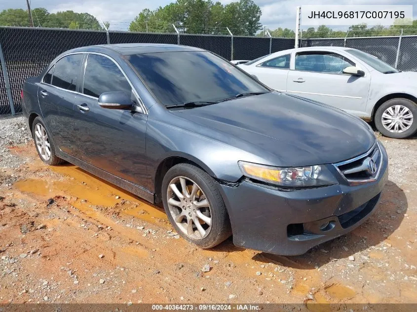 2007 Acura Tsx VIN: JH4CL96817C007195 Lot: 40364273