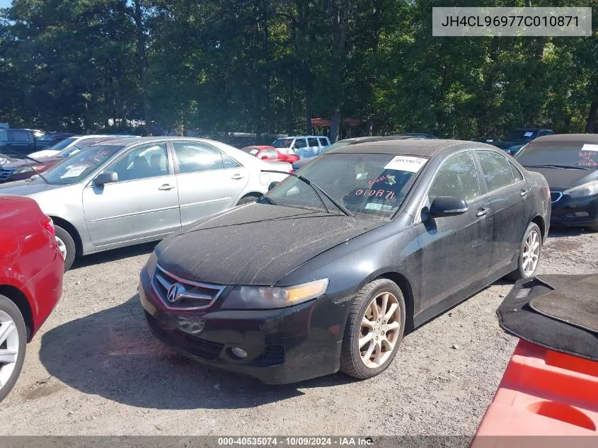 2007 Acura Tsx VIN: JH4CL96977C010871 Lot: 40535074