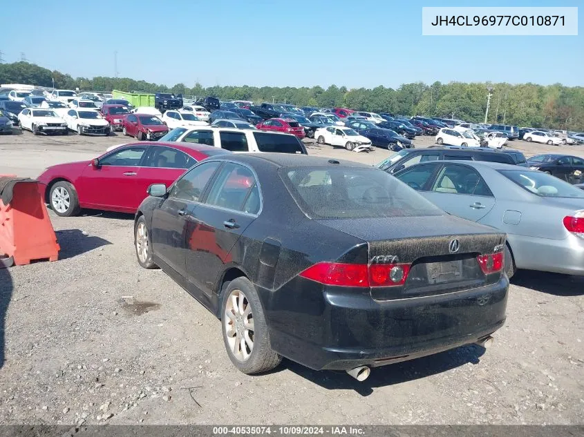 2007 Acura Tsx VIN: JH4CL96977C010871 Lot: 40535074