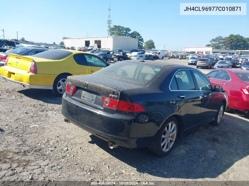 2007 Acura Tsx VIN: JH4CL96977C010871 Lot: 40535074