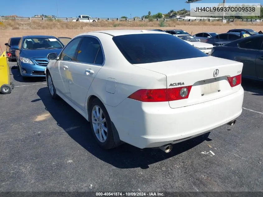 2007 Acura Tsx VIN: JH4CL96937C009538 Lot: 40541874