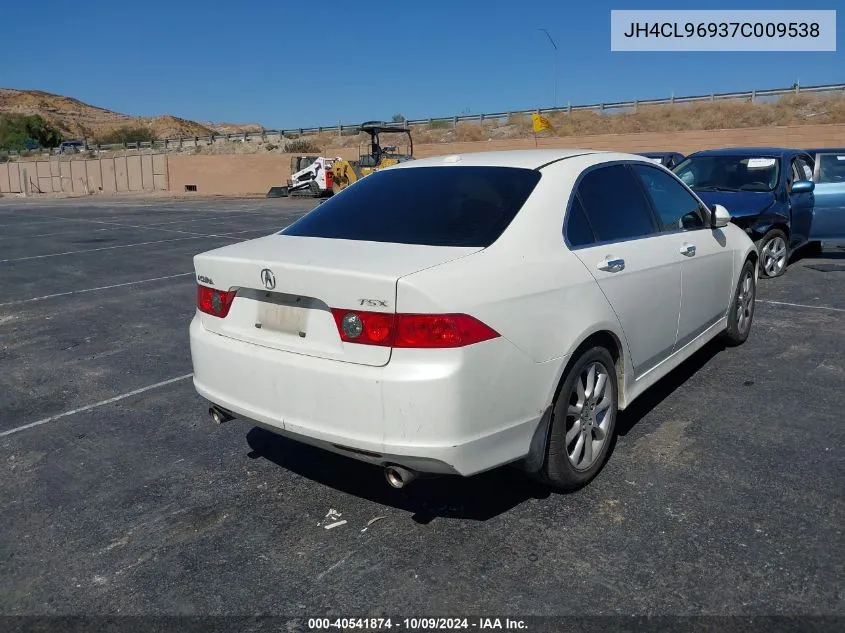 2007 Acura Tsx VIN: JH4CL96937C009538 Lot: 40541874