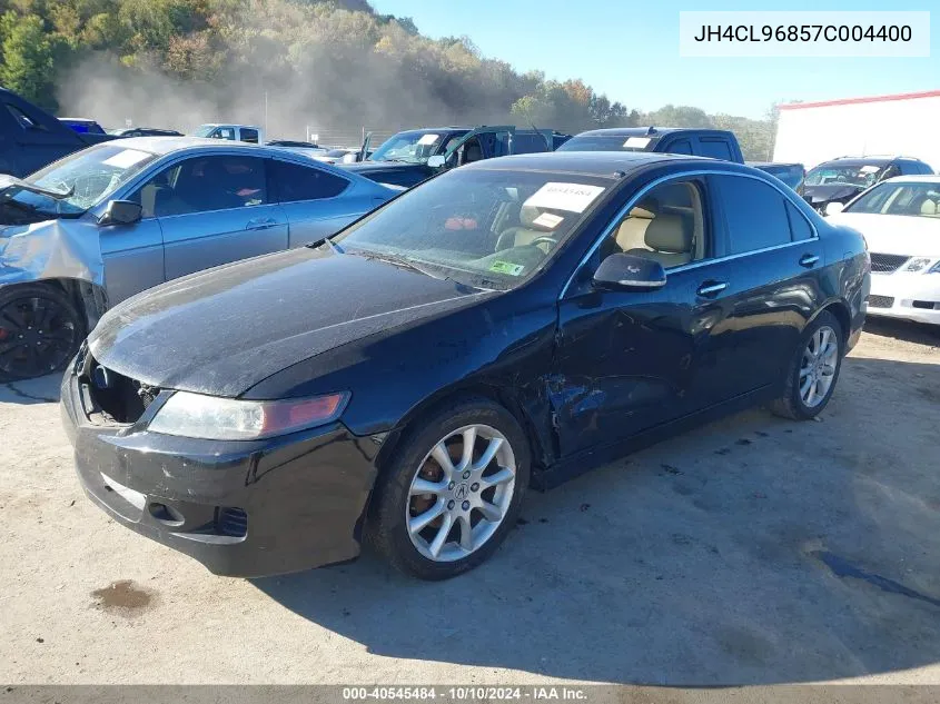 2007 Acura Tsx VIN: JH4CL96857C004400 Lot: 40545484