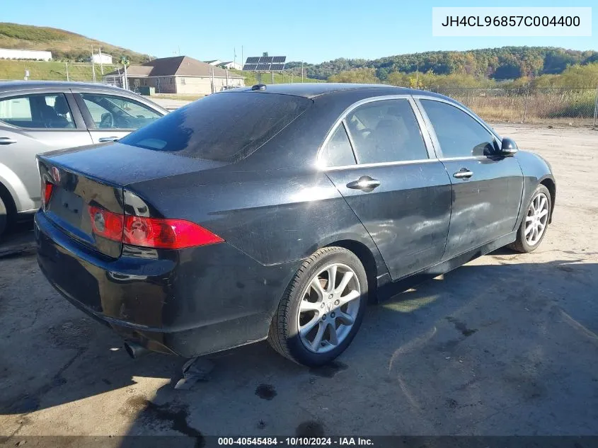 2007 Acura Tsx VIN: JH4CL96857C004400 Lot: 40545484