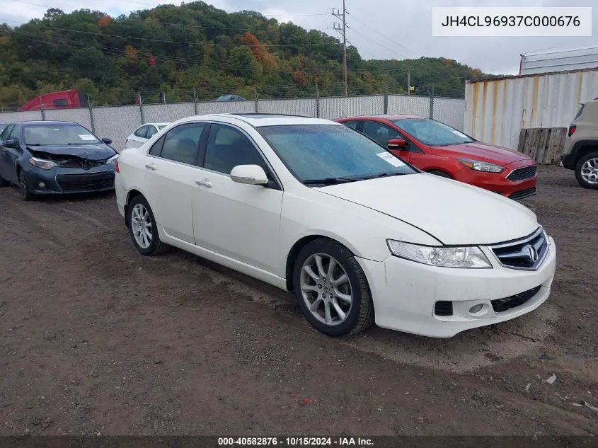 2007 Acura Tsx VIN: JH4CL96937C000676 Lot: 40582876