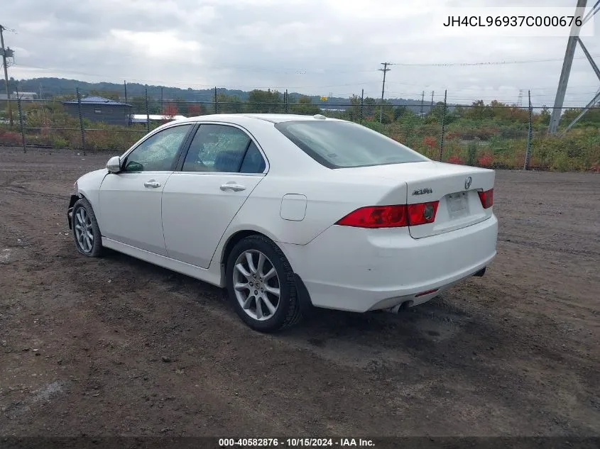 2007 Acura Tsx VIN: JH4CL96937C000676 Lot: 40582876