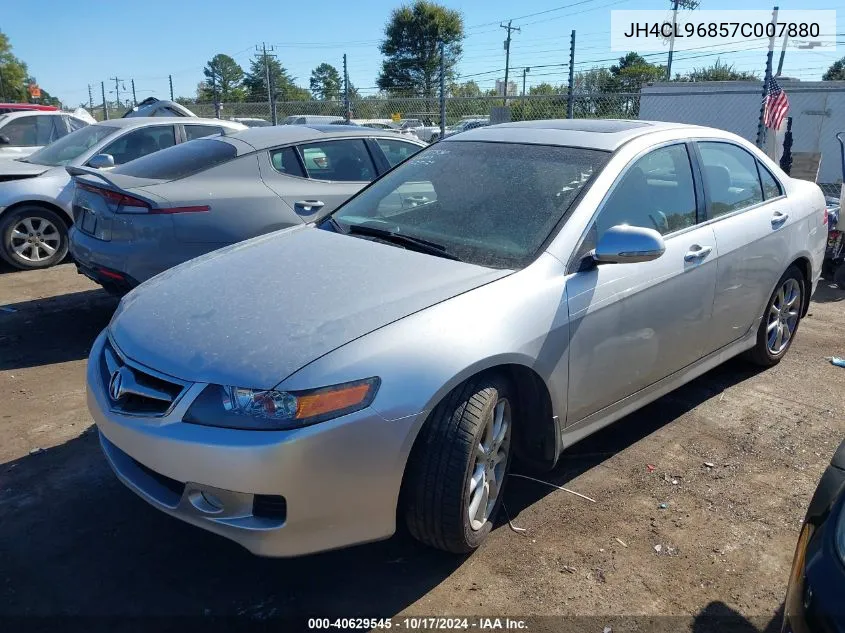 2007 Acura Tsx VIN: JH4CL96857C007880 Lot: 40629545