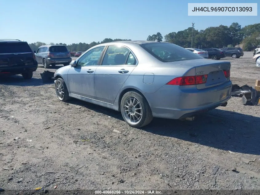 2007 Acura Tsx VIN: JH4CL96907C013093 Lot: 40668256