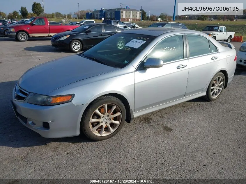 JH4CL96967C006195 2007 Acura Tsx