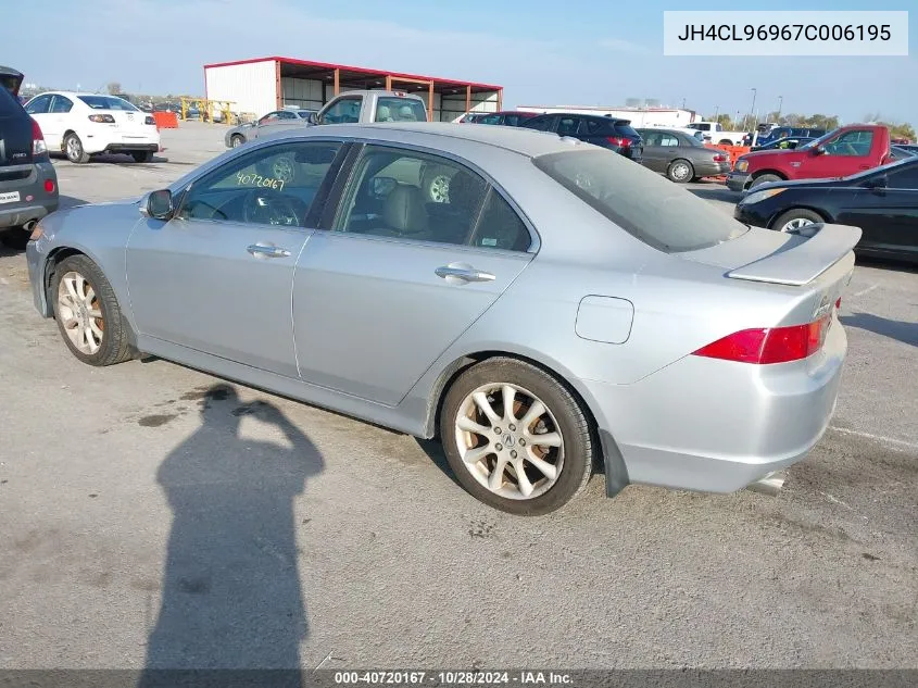 JH4CL96967C006195 2007 Acura Tsx