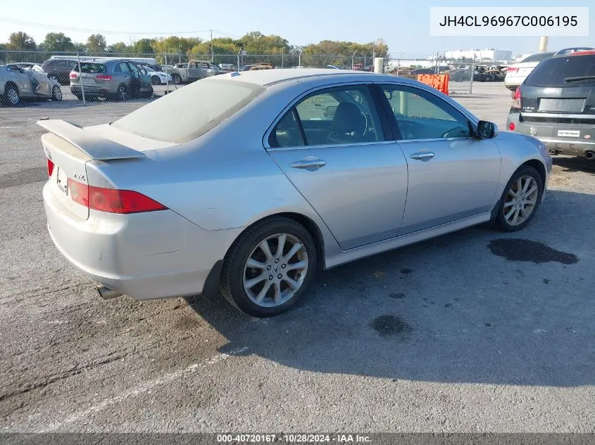 JH4CL96967C006195 2007 Acura Tsx