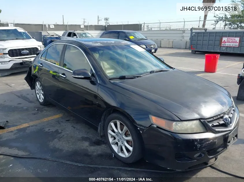 2007 Acura Tsx VIN: JH4CL96957C015518 Lot: 40762154