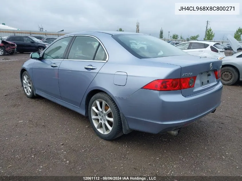 JH4CL968X8C800271 2008 Acura Tsx