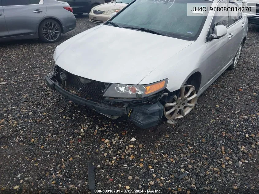 2008 Acura Tsx VIN: JH4CL96808C014270 Lot: 39910791