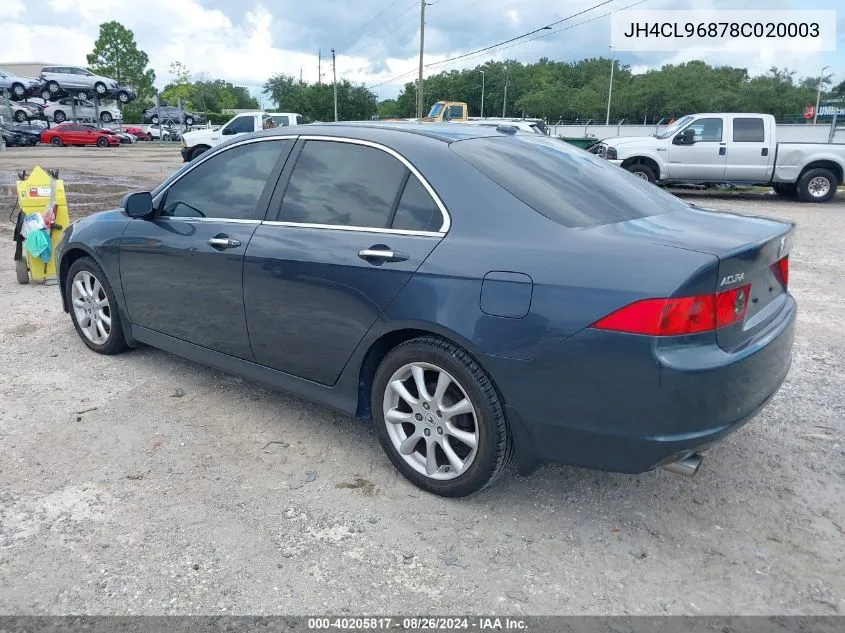 JH4CL96878C020003 2008 Acura Tsx