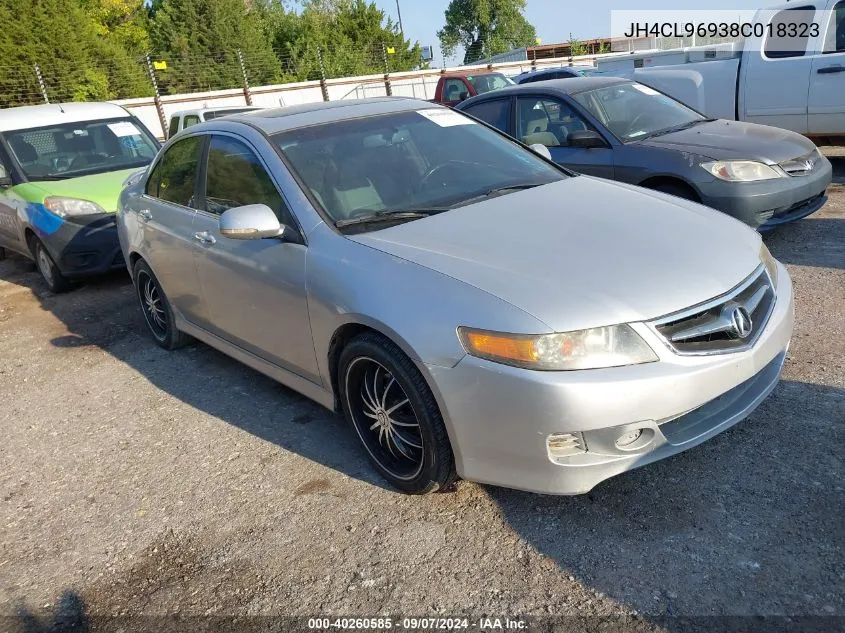 2008 Acura Tsx VIN: JH4CL96938C018323 Lot: 40260585