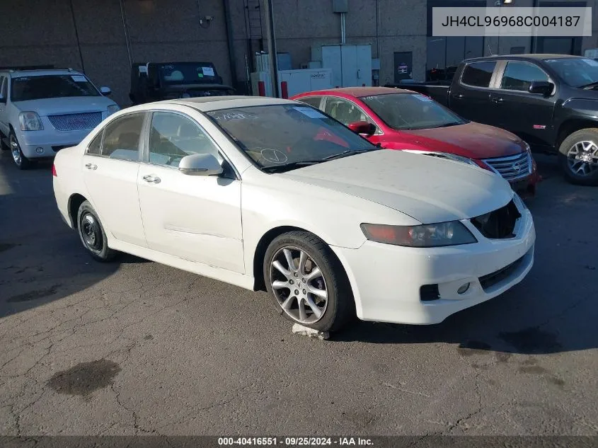 2008 Acura Tsx VIN: JH4CL96968C004187 Lot: 40416551