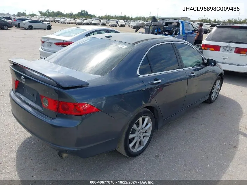 2008 Acura Tsx VIN: JH4CL96898C009486 Lot: 40677070