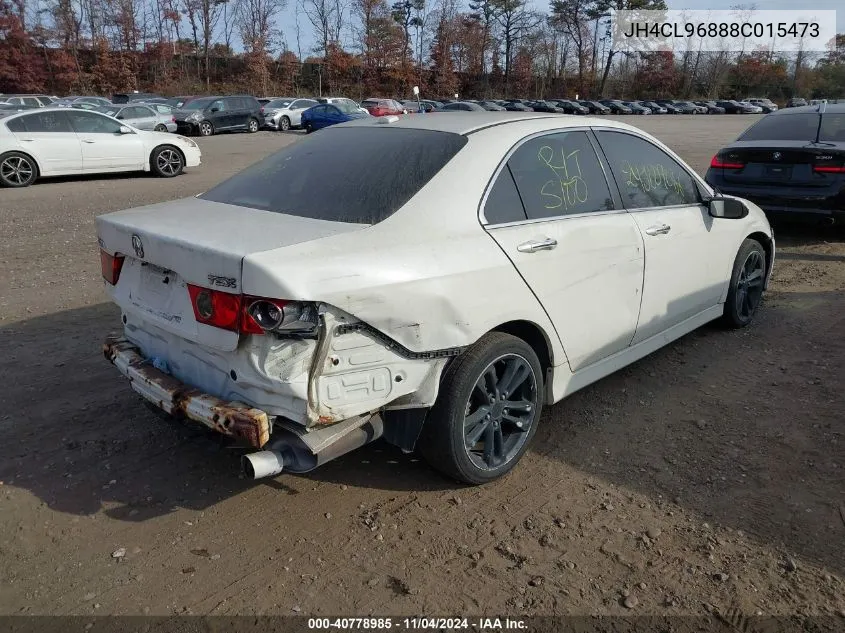 2008 Acura Tsx VIN: JH4CL96888C015473 Lot: 40778985