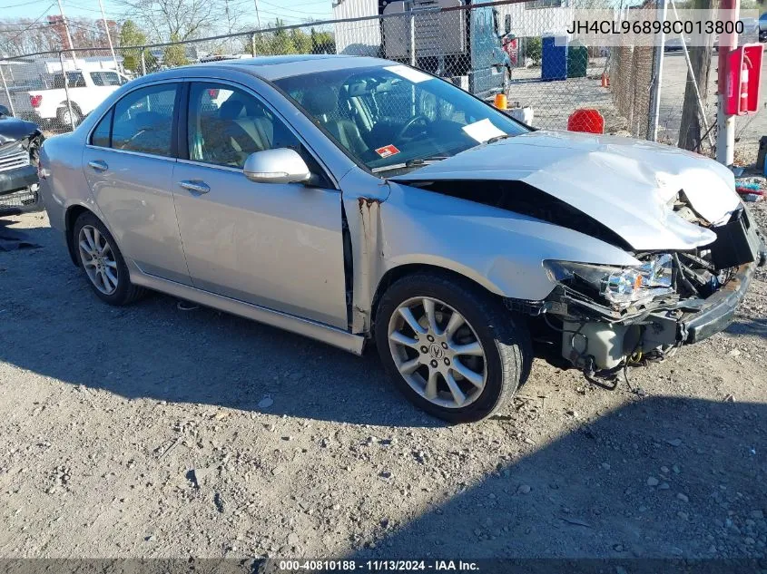 2008 Acura Tsx VIN: JH4CL96898C013800 Lot: 40810188