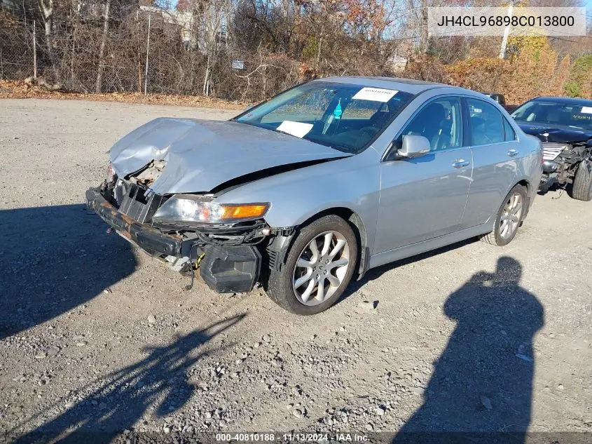 2008 Acura Tsx VIN: JH4CL96898C013800 Lot: 40810188