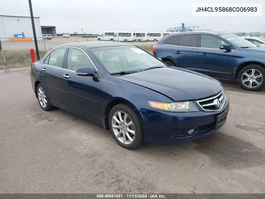 2008 Acura Tsx VIN: JH4CL95868C006983 Lot: 40851651