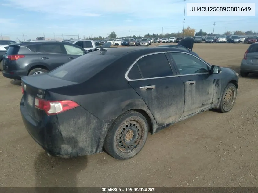 2009 Acura Tsx VIN: JH4CU25689C801649 Lot: 30046805