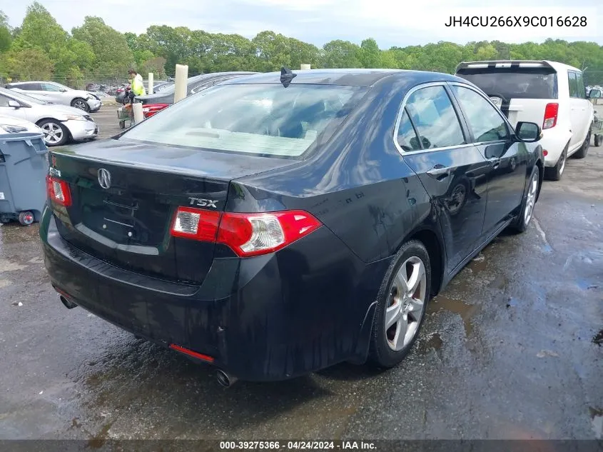 2009 Acura Tsx VIN: JH4CU266X9C016628 Lot: 39275366