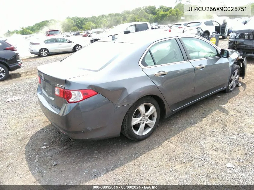 JH4CU266X9C025751 2009 Acura Tsx