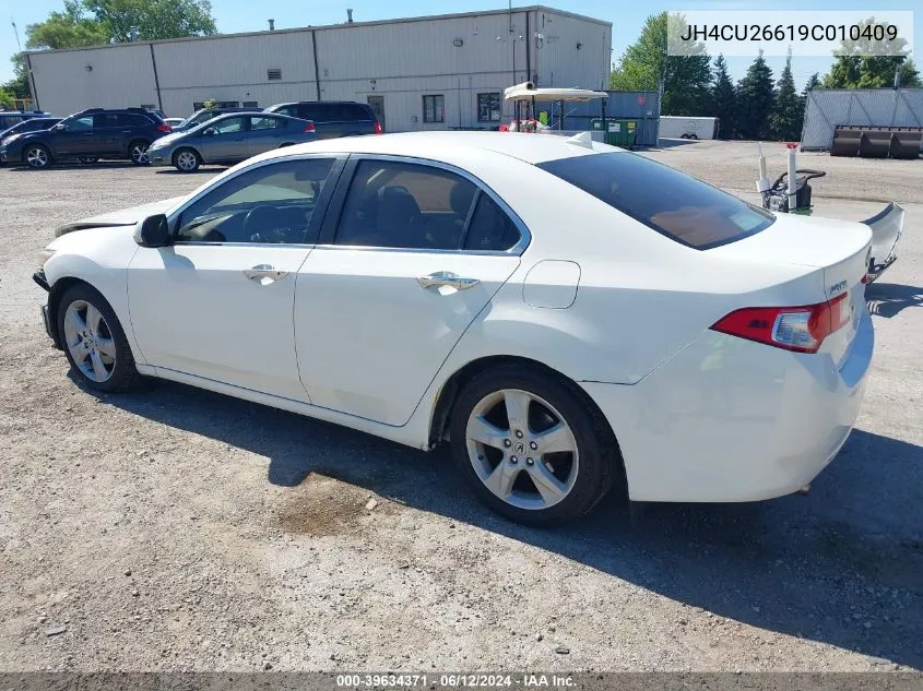 2009 Acura Tsx VIN: JH4CU26619C010409 Lot: 39634371